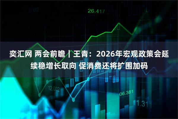 奕汇网 两会前瞻｜王青：2026年宏观政策会延续稳增长取向 促消费还将扩围加码
